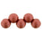Czech Top Hole Round 6mm ColorTrends: Satin Metallic Sangria (25pcs)