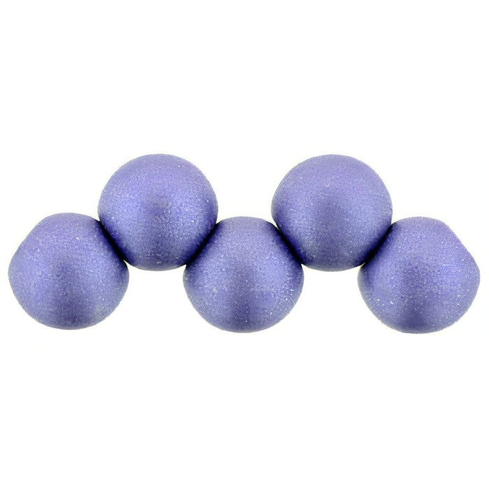 Czech Top Hole Round 6mm ColorTrends: Satin Metallic Lavender (25pcs)