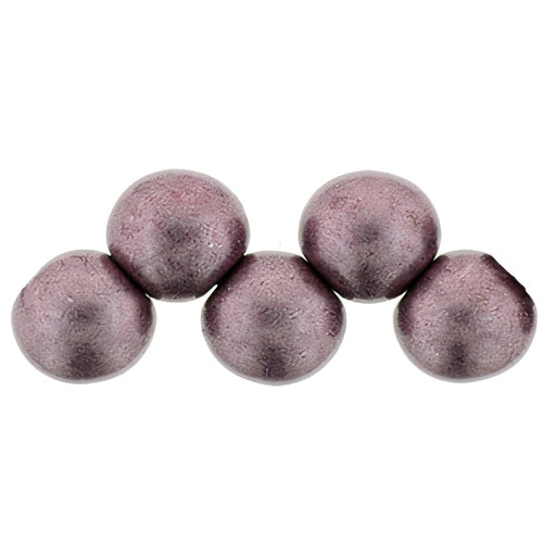 Czech Top Hole Round 6mm ColorTrends: Saturated Metallic Dusty Cedar (25pcs)