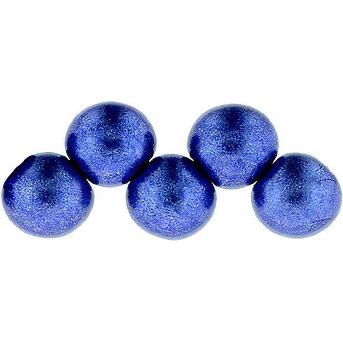 Czech Top Hole Round 6mm ColorTrends: Saturated Metallic Riverside (25pcs)