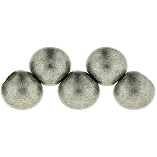 Czech Top Hole Round 6mm ColorTrends: Saturated Metallic Sharkskin (25pcs)