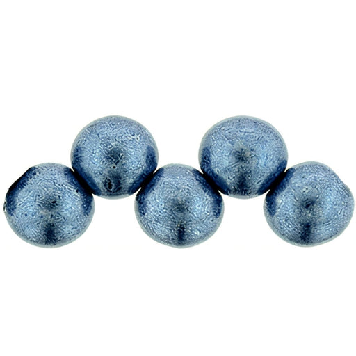 Czech Top Hole Round 6mm ColorTrends: Saturated Metallic Niagara (25pcs)