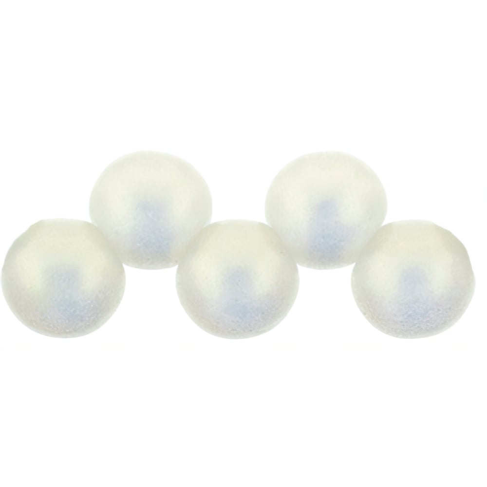 Czech Top Hole Round 6mm Sueded Gold Crystal (25pcs)
