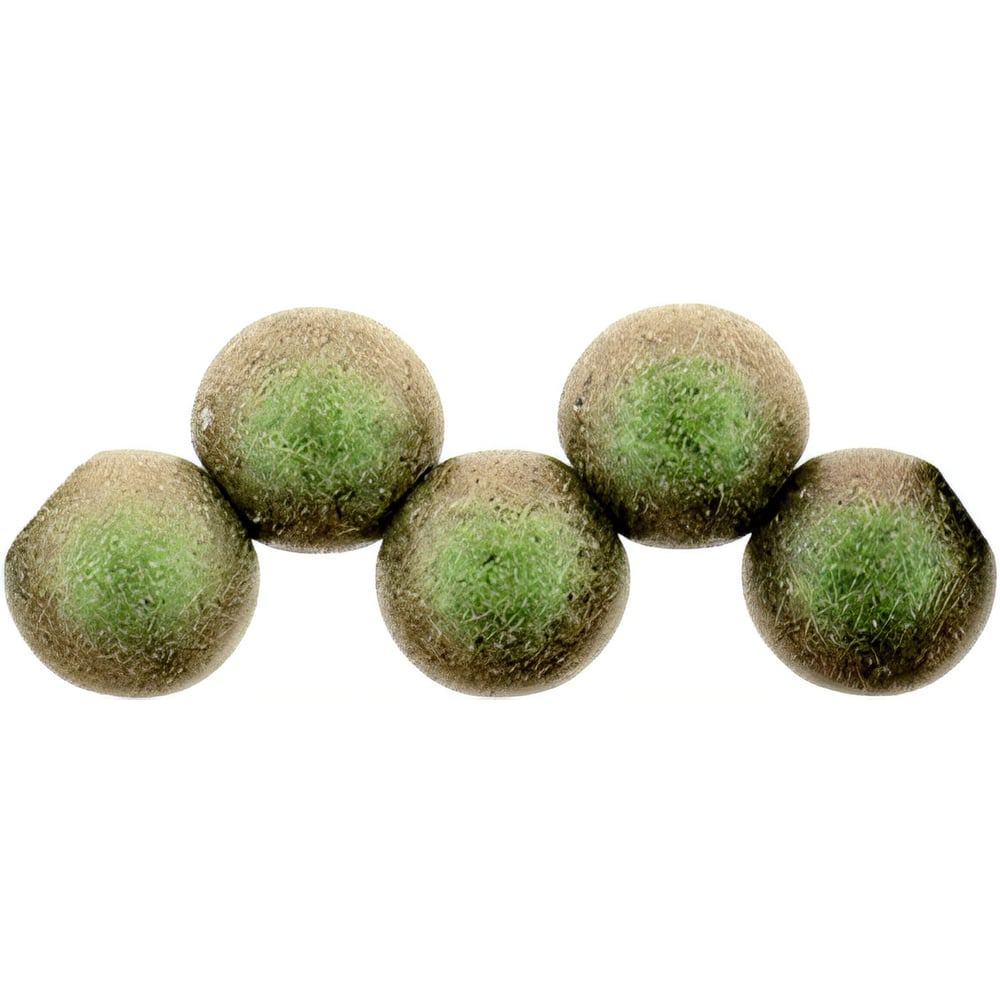 Czech Top Hole Round 6mm Metallic Suede - Olive Mauve (25pcs)