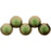 Czech Top Hole Round 6mm Metallic Suede - Olive Mauve (25pcs)