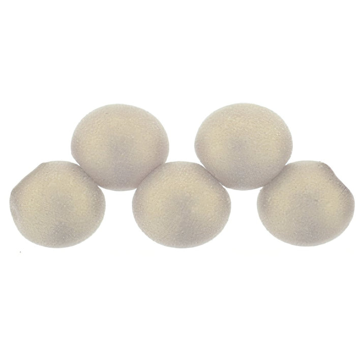 Czech Top Hole Round 6mm Sueded Gold Med Amethyst (25pcs)