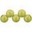 Czech Top Hole Round 6mm Sueded Gold Olivine (25pcs)