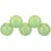 Czech Top Hole Round 6mm Sueded Gold Peridot (25pcs)