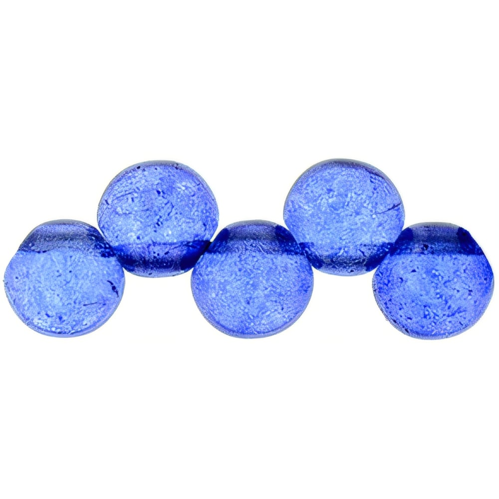 Czech Top Hole Round 6mm ColorTrends: Transparent Riverside (25pcs)