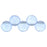 Czech Top Hole Round 6mm ColorTrends: Transparent Airy Blue (25pcs)