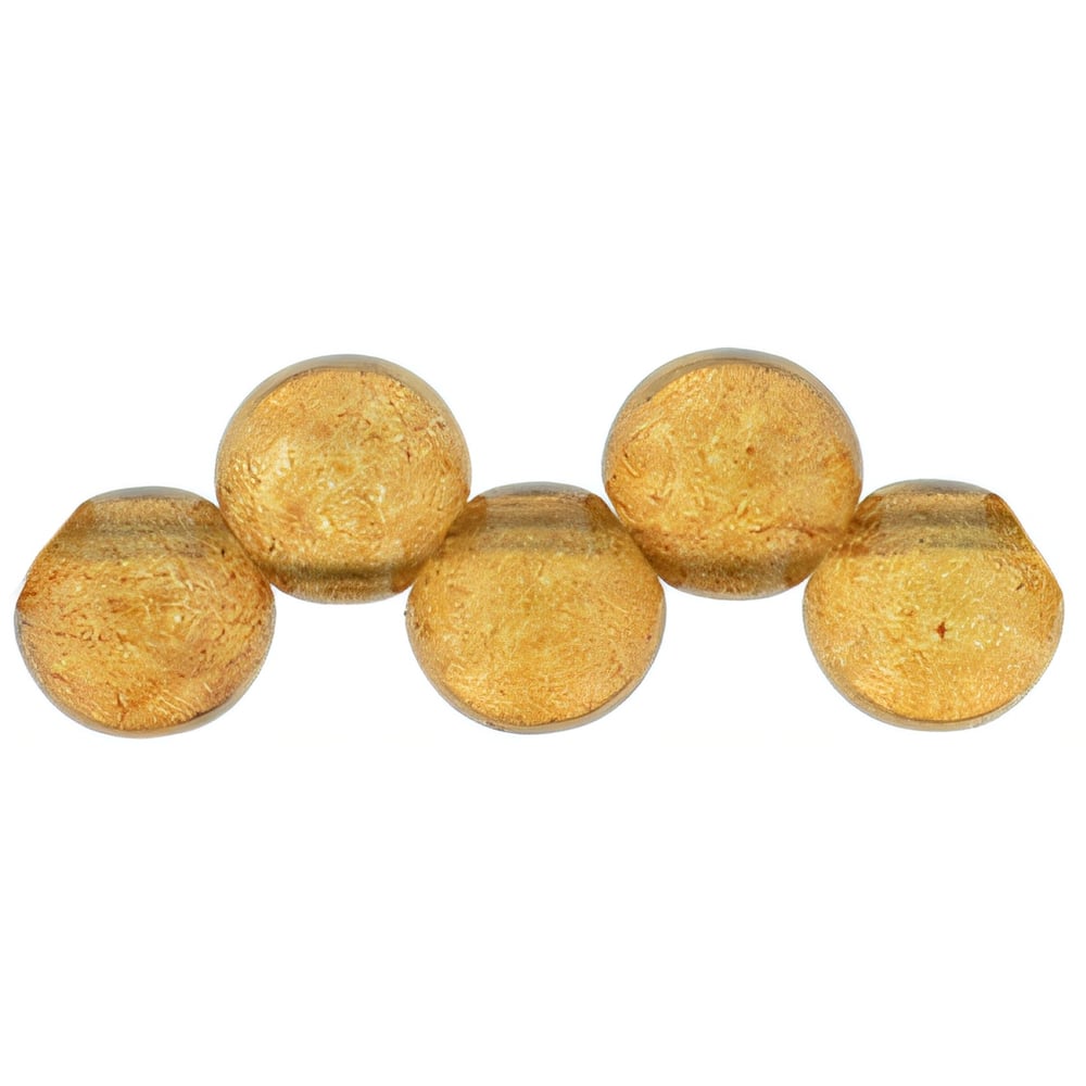 Czech Top Hole Round 6mm ColorTrends: Transparent Potter's Clay (25pcs)