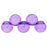Czech Top Hole Round 6mm ColorTrends: Transparent Bodacious (25pcs)