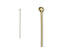 Gold-Filled 2-Inch Head Pin with Ball End, 24 Gauge (5 Pieces)