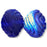 Czech Shell 8 x 7mm Matte - Cobalt AB (25pcs)