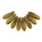 Czech Dagger 10 x 3mm Beige - Bronze Picasso (100pcs)