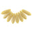 Czech Dagger 10 x 3mm Luster Iris - Opaque Beige (100pcs)