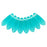 Czech Dagger 10 x 3mm Matte - Teal (100pcs)