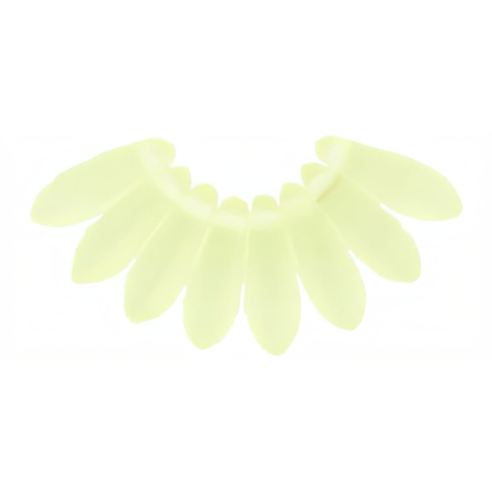 Czech Dagger 10 x 3mm Matte - Jonquil (100pcs)