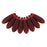 Czech Dagger 10 x 3mm Matte - Garnet (100pcs)