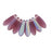 Czech Dagger 10 x 3mm Matte - Amethyst AB (100pcs)