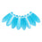 Czech Dagger 10 x 3mm Matte - Aquamarine AB (100pcs)