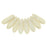 Czech Dagger 10 x 3mm Luster - Opaque Champagne (100pcs)