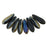 Czech Dagger 10 x 3mm Twilight - Jet (100pcs)