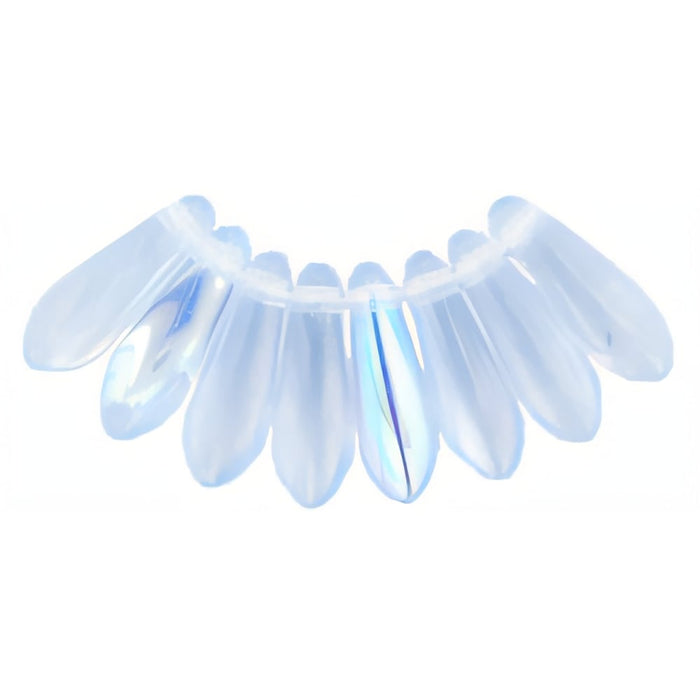 Czech Dagger 10 x 3mm Lt Sapphire AB (100pcs)