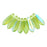 Czech Dagger 10 x 3mm Olivine AB (100pcs)