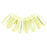 Czech Dagger 10 x 3mm Jonquil AB (100pcs)