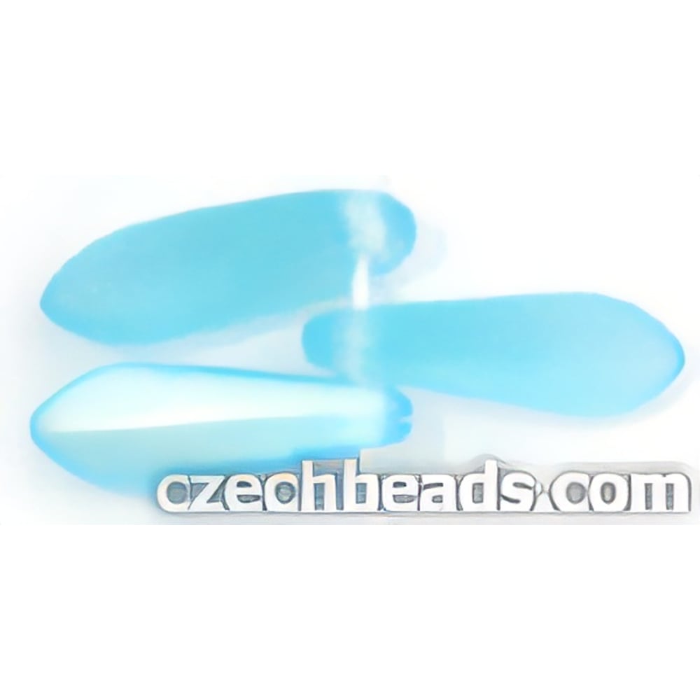 Czech Dagger 3/10mm Matte - Aquamarine AB (100pcs)