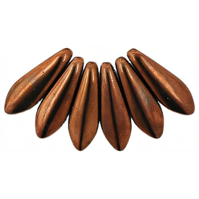 Czech Dagger 16 x 5mm Dk Bronze (50pcs)