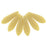 Czech Dagger 16 x 5mm Matte - Opaque Beige (50pcs)