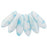 Czech Dagger 16 x 5mm Matte - Winter Mint Twist AB (50pcs)