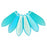 Czech Dagger 16 x 5mm Matte - Teal AB (50pcs)