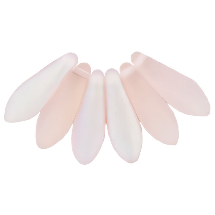 Czech Dagger 16 x 5mm Matte - Rosaline AB (50pcs)