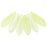 Czech Dagger 16 x 5mm Matte - Jonquil AB (50pcs)
