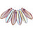 Czech Dagger 16 x 5mm Med Amethyst AB (50pcs)