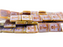 Czech Glass Rectangle Anchor Bead 18x12mm - Light Amethyst Picasso (strand)