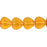 Czech Heart Beads 10/10mm Med Topaz (25pcs)