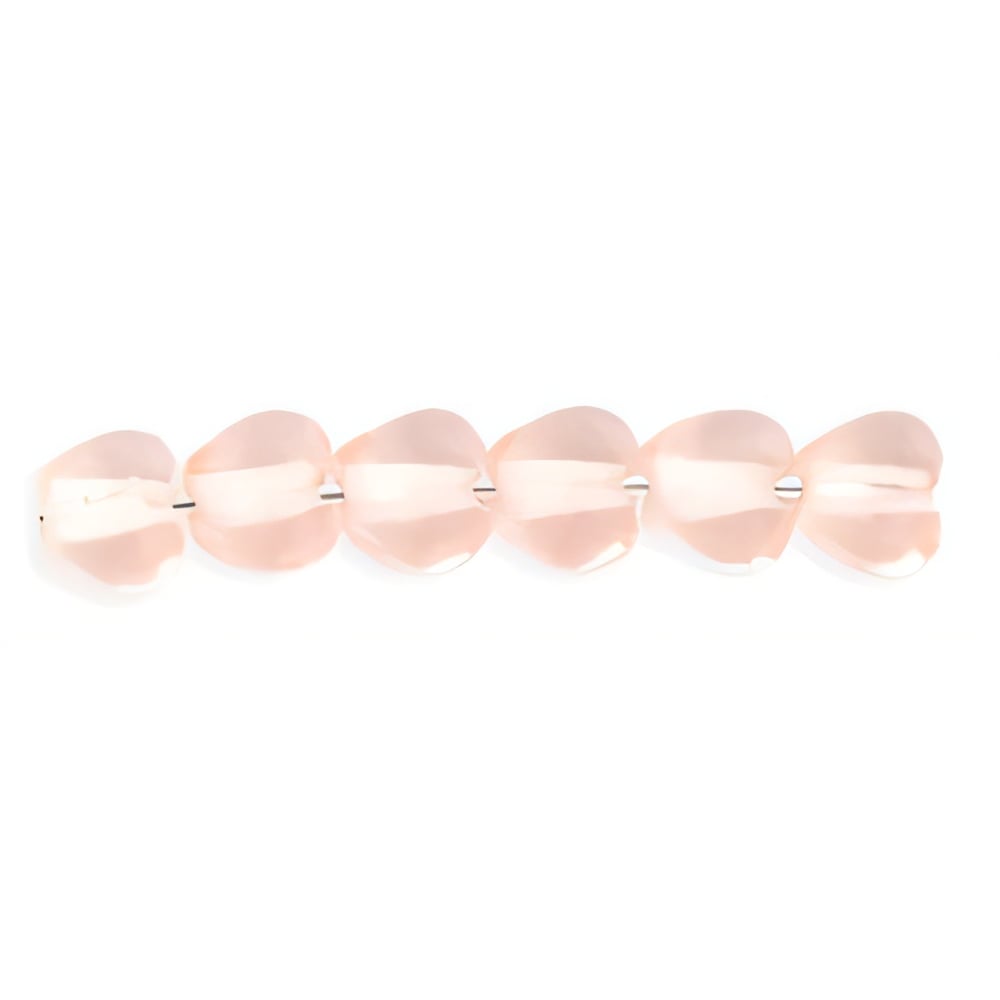 Czech Hearts 4 x 4mm Rosaline (50pcs)
