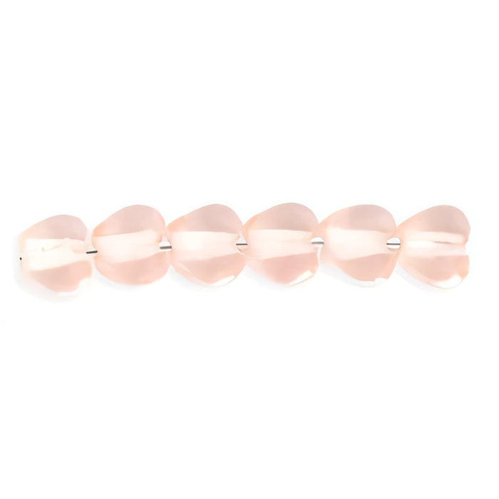 Czech Hearts 4 x 4mm Rosaline (50pcs)