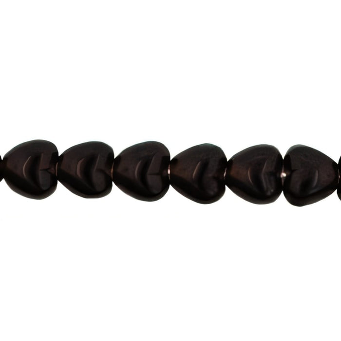 Czech Hearts 4 x 4mm Garnet (50pcs)