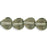 Czech Heart Beads 6 x 6mm Black Diamond (25pcs)
