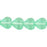 Czech Heart Beads 6 x 6mm Peridot (25pcs)