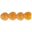 Czech Heart Beads 8 x 8mm Milky Topaz (25pcs)