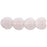 Czech Heart Beads 8 x 8mm Milky Amethyst (25pcs)