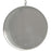 White Plated Bezel Cup, Round, 35mm, 1 Loop (12 Pieces)