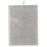 Silver Plated Bezel Cup, Rectangle, 38x27mm, 1 Loop (12 Pieces)