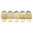 Czech Rondelle 3mm Luster - Transparent Champagne